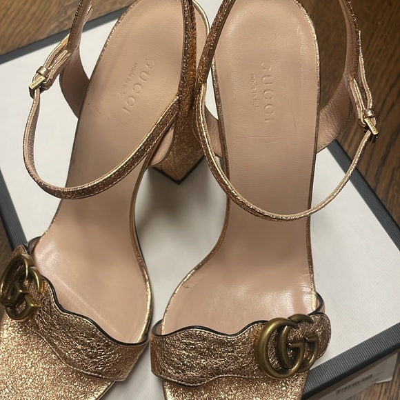 Gucci Marmont rose gold. Worn twice. Size 40. - Picture 5 of 6